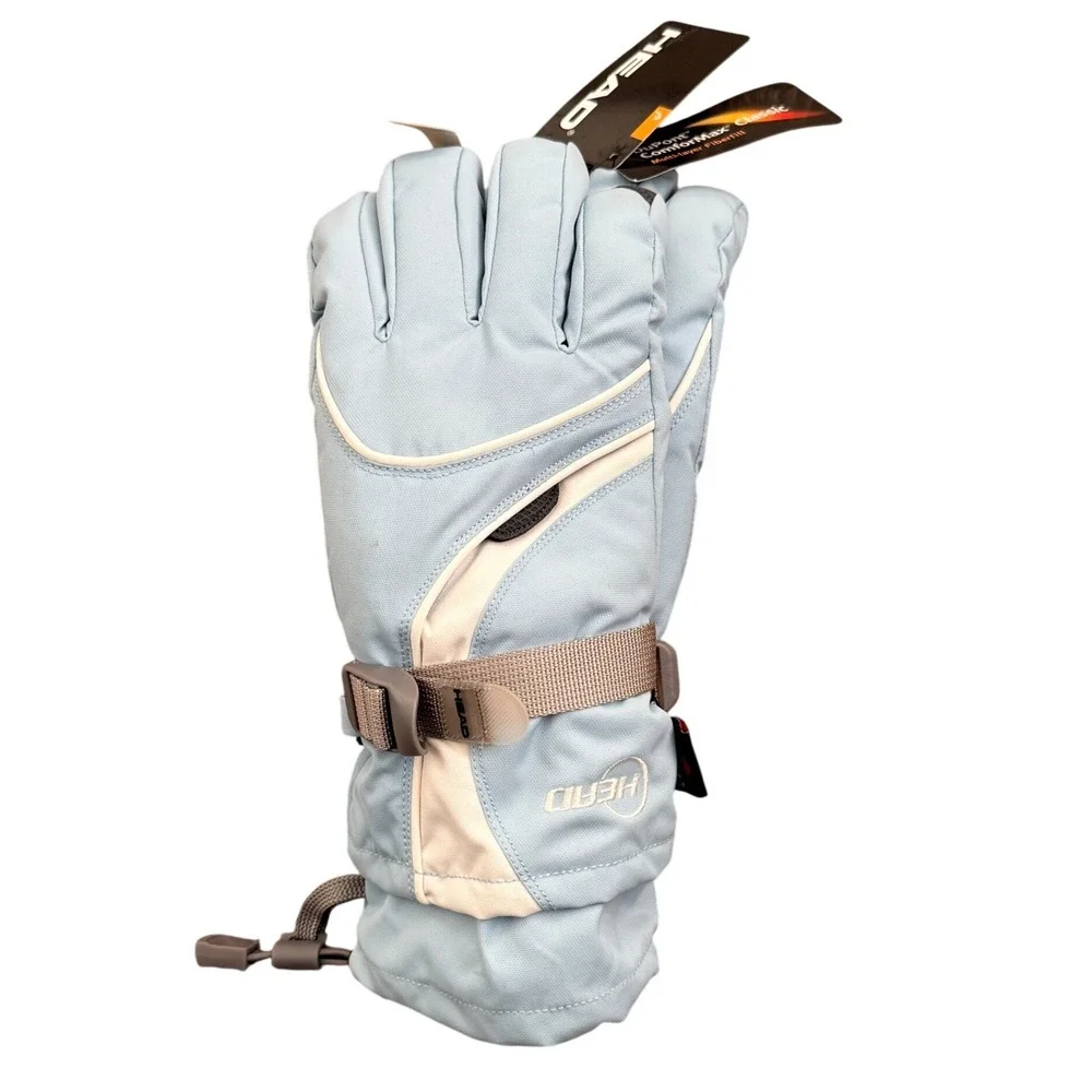 HEAD Boys Ski Gloves DuPont ComforMax Insulated XL Blue Winter Sport